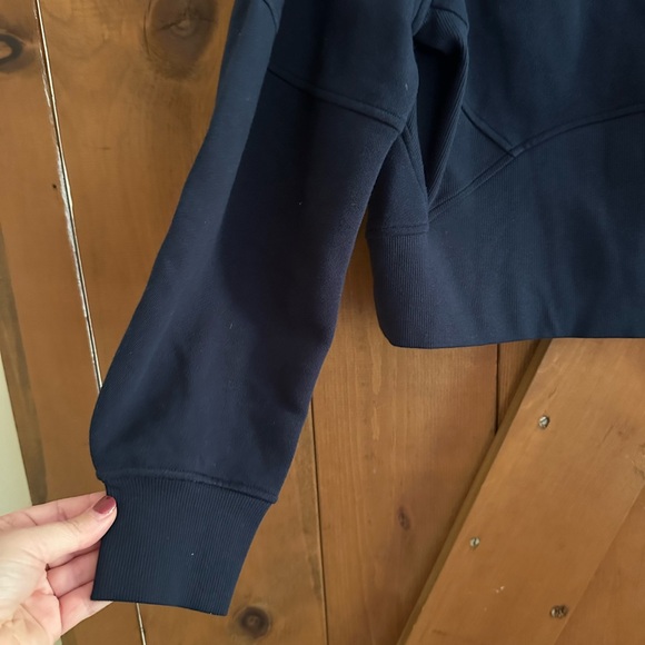 NWOT Lululemon Navy Scuba Half Zip Sz XS/S - Picture 4 of 7